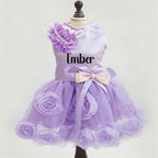 Personalized Name Pet Satin Princess Dress | inCloth50