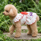 Personalized Pet Floral Bowknot Dress | inCloth38