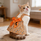 Personalized Floral Bowknot Pet Dress | inCloth12