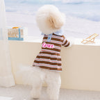 Personalized Name Summer Pet Striped Dress | inCloth48