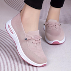 🔥Last day 49% OFF🔥-Slip On Sneakers Women Breathable Mesh Knitted Woven Low Top Walking Shoes Lightweight Wide Width Non-Slip Shoes
